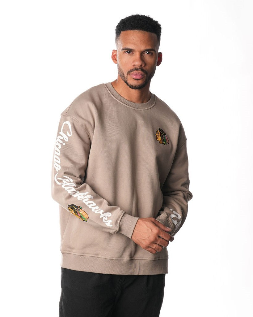 Wild Collective Chicago Blackhawks Crewneck Fleece