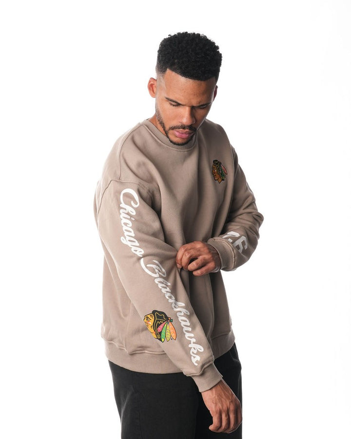 Wild Collective Chicago Blackhawks Crewneck Fleece