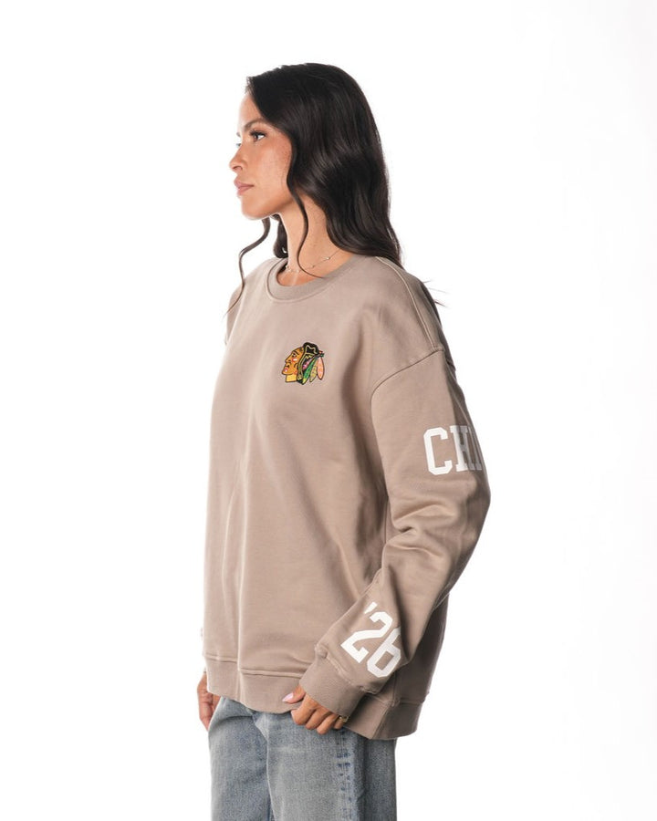 Wild Collective Chicago Blackhawks Crewneck Fleece