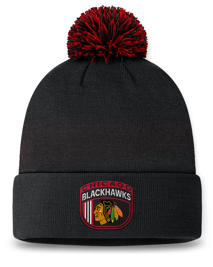 Chicago Blackhawks 2024 NHL Draft Pom Beanie