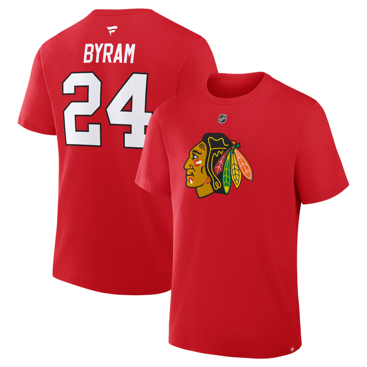 Fanatics Bowen Byram Chicago Blackhawks Player Tee