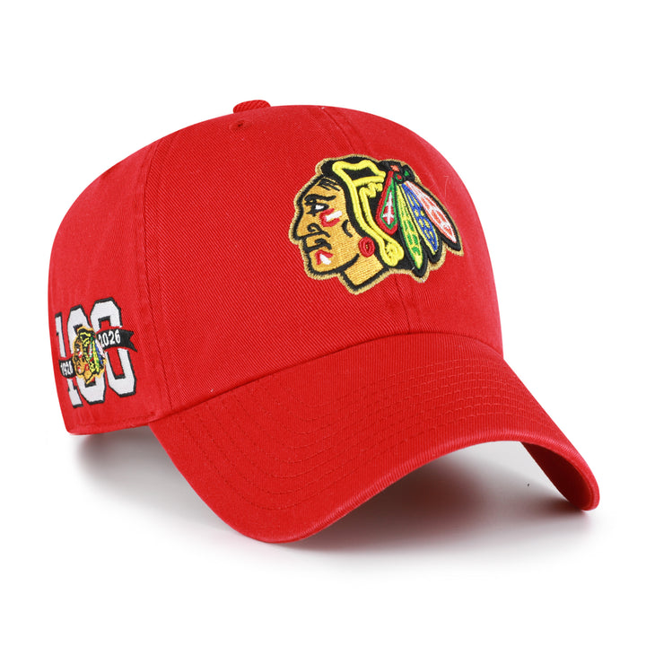 '47 Chicago Blackhawks Centennial Primary Logo Clean Up
