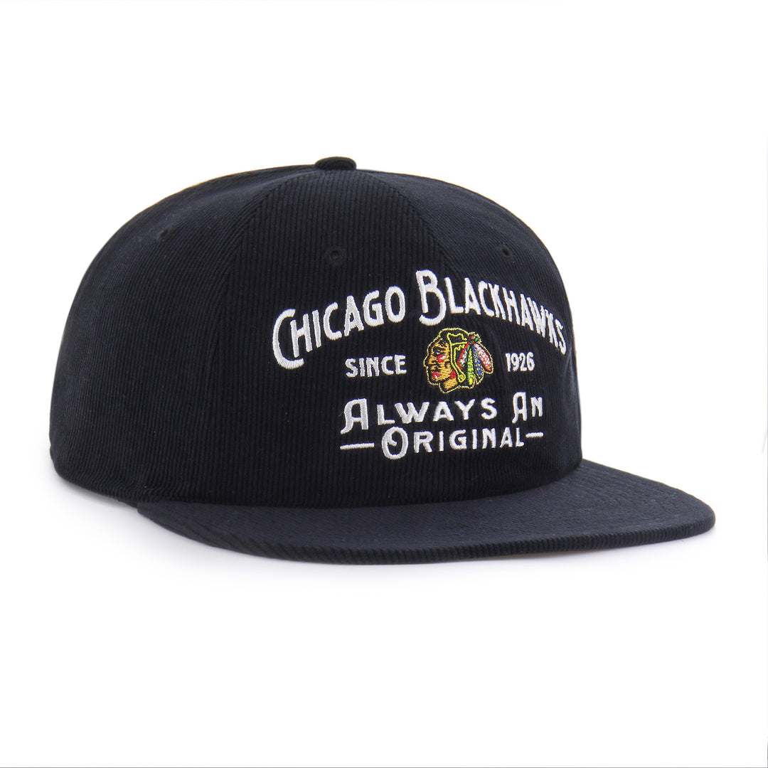 '47 Chicago Blackhawks Centennial Whitlock Captain Corduroy Hat