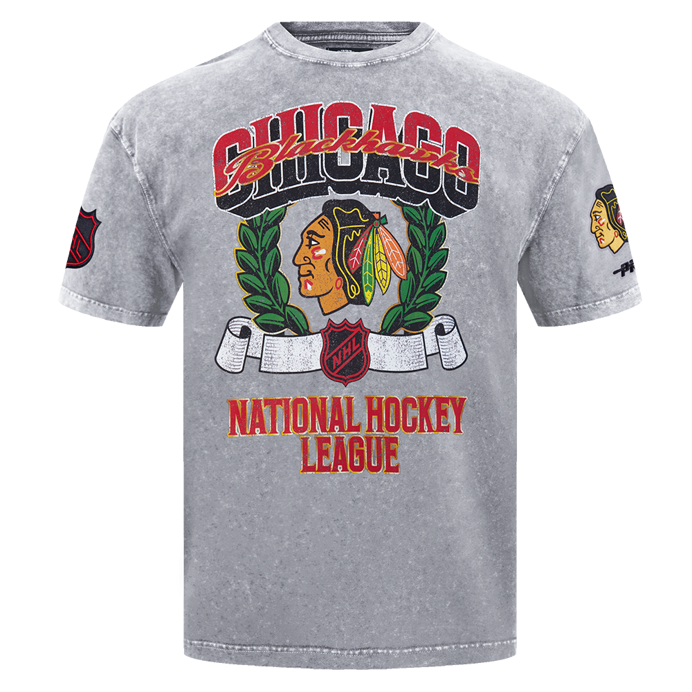 Pro Standard Chicago Blackhawks Gameday Drop Shoulder Short Sleeve Tee