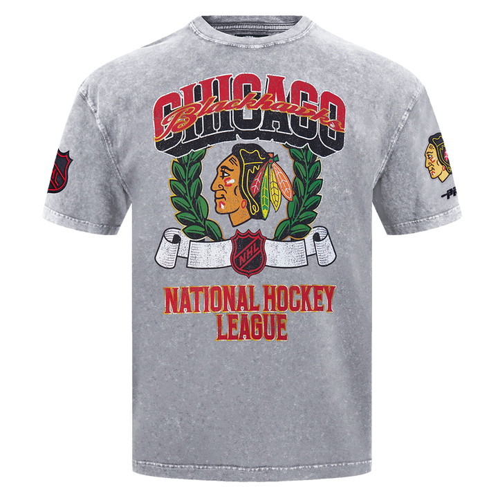 Pro Standard Chicago Blackhawks Gameday Drop Shoulder Short Sleeve Tee