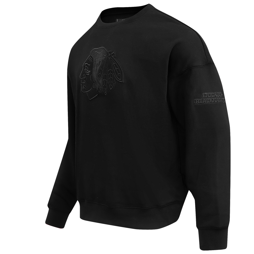 Pro Standard Chicago Blackhawks Neutral Drop Shoulder Crew