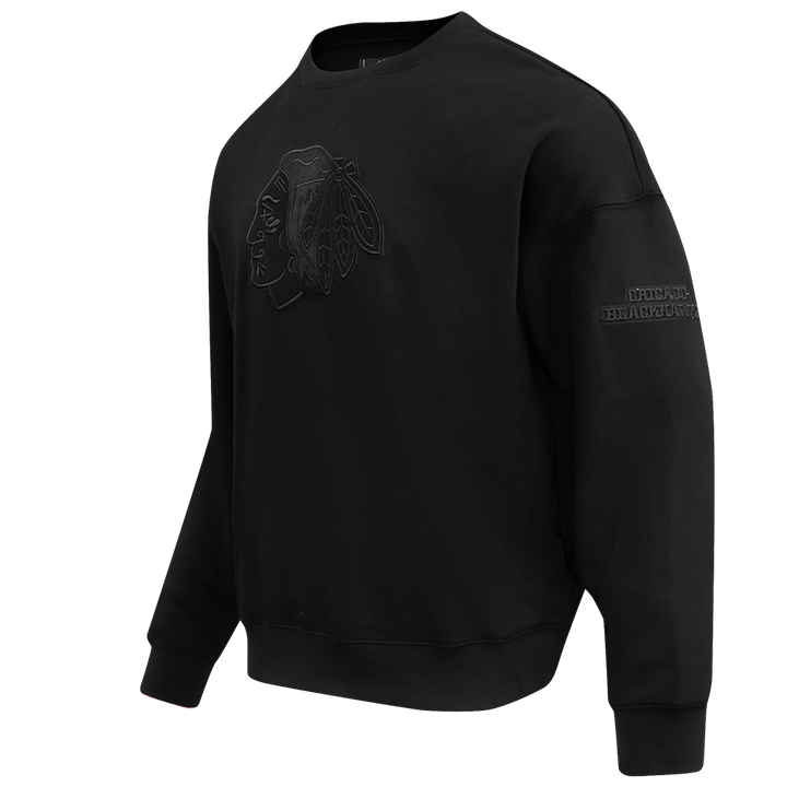 Pro Standard Chicago Blackhawks Neutral Drop Shoulder Crew