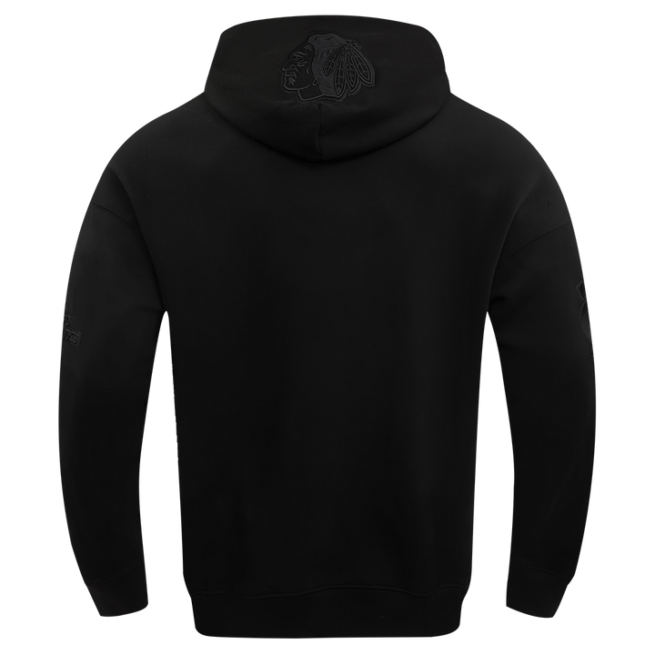 Pro Standard Chicago Blackhawks Neutral Drop Shoulder Hoodie