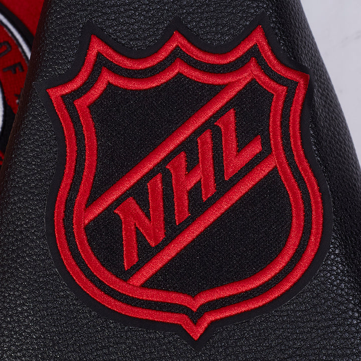 Pro Standard Chicago Blackhawks Centennial Badge Wool Varsity Jacket