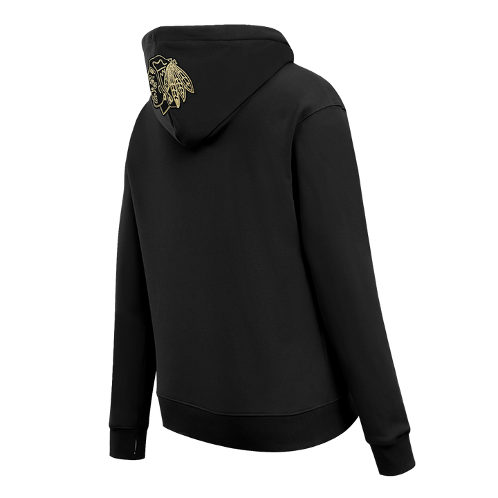 Pro Standard Chicago Blackhawks Centennial Black & Gold Women's Hoodie