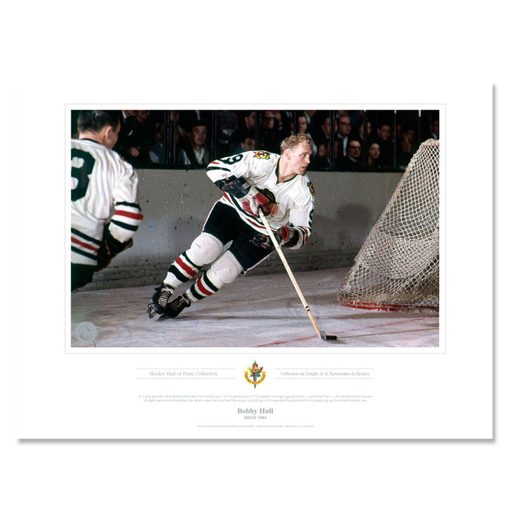 Chicago Blackhawks Memorabilia 1983 Bobby Hull Classic Print