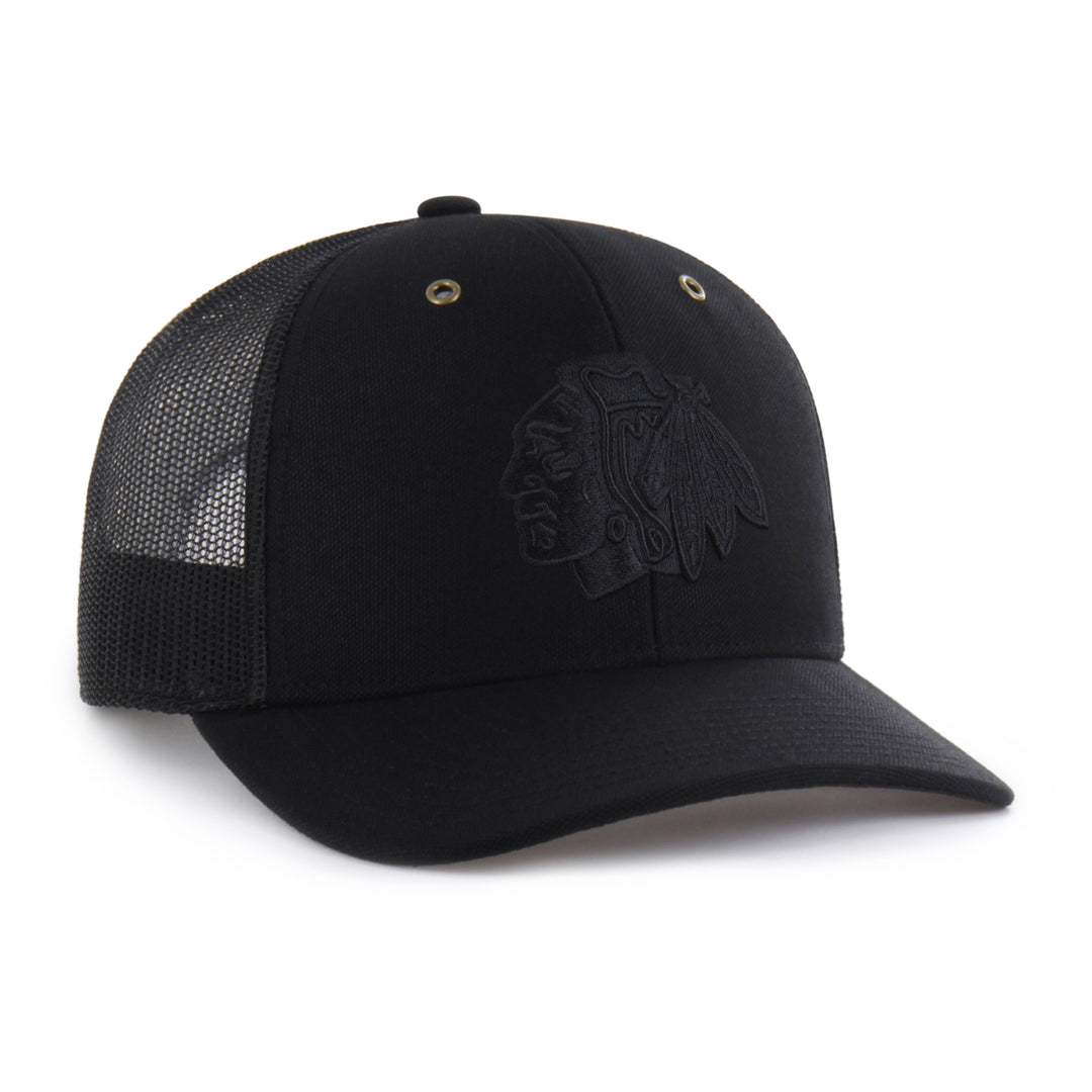 '47 Carhartt Black Chicago Blackhawks Trucker