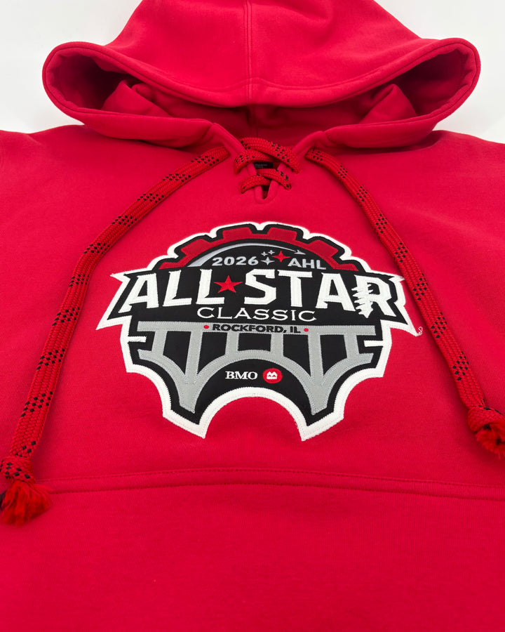 Rockford IceHogs Red All Star Laced Hoodie