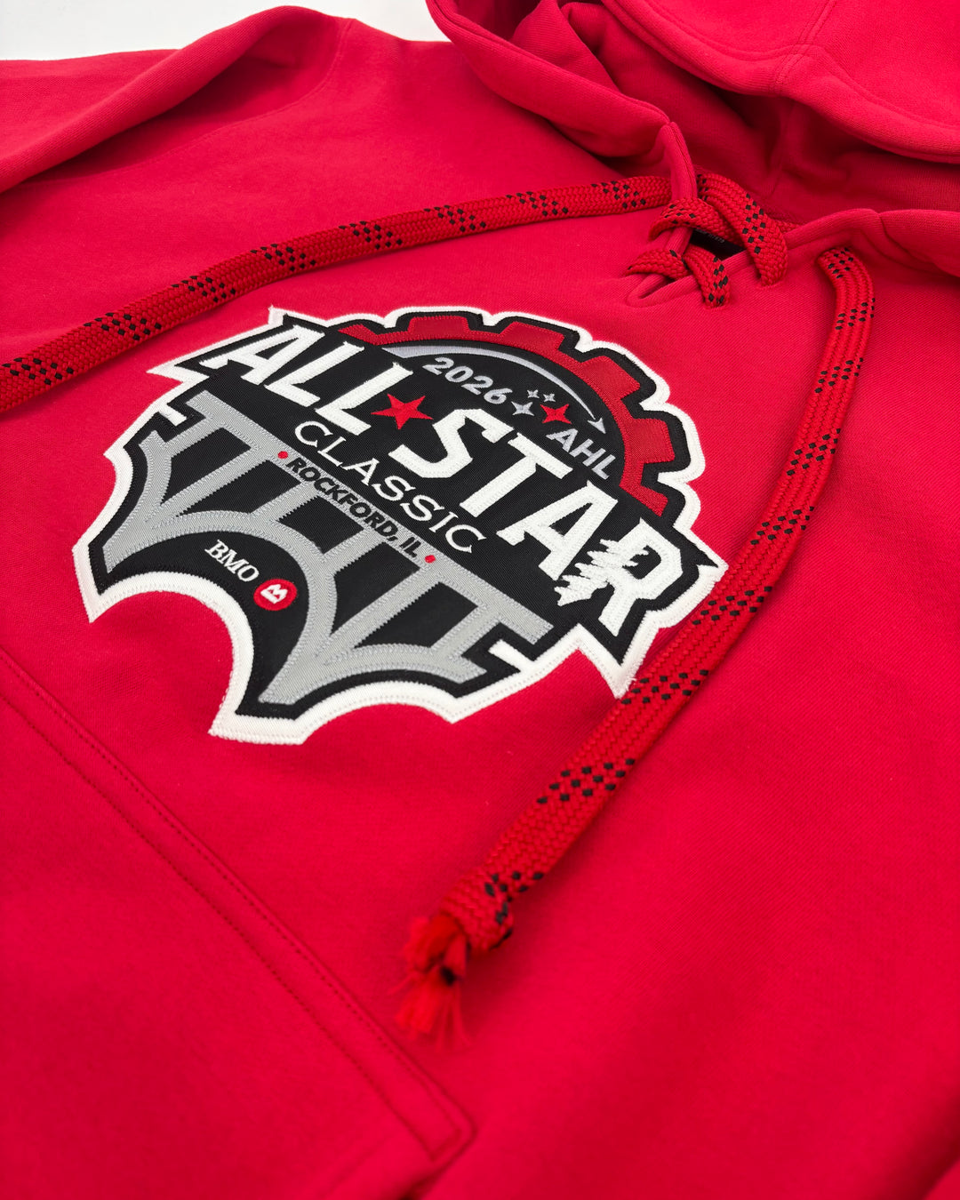 Rockford IceHogs Red All Star Laced Hoodie