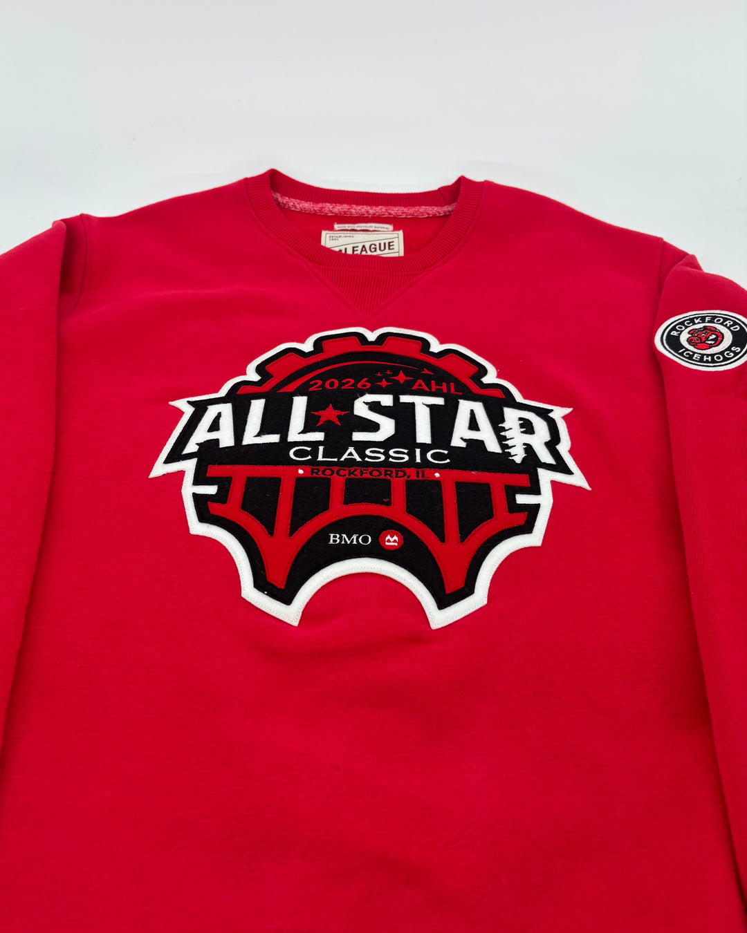 Rockford IceHogs Red All Star Crewneck