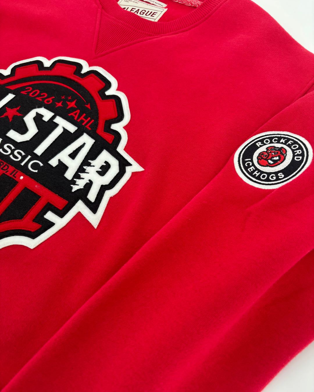 Rockford IceHogs Red All Star Crewneck