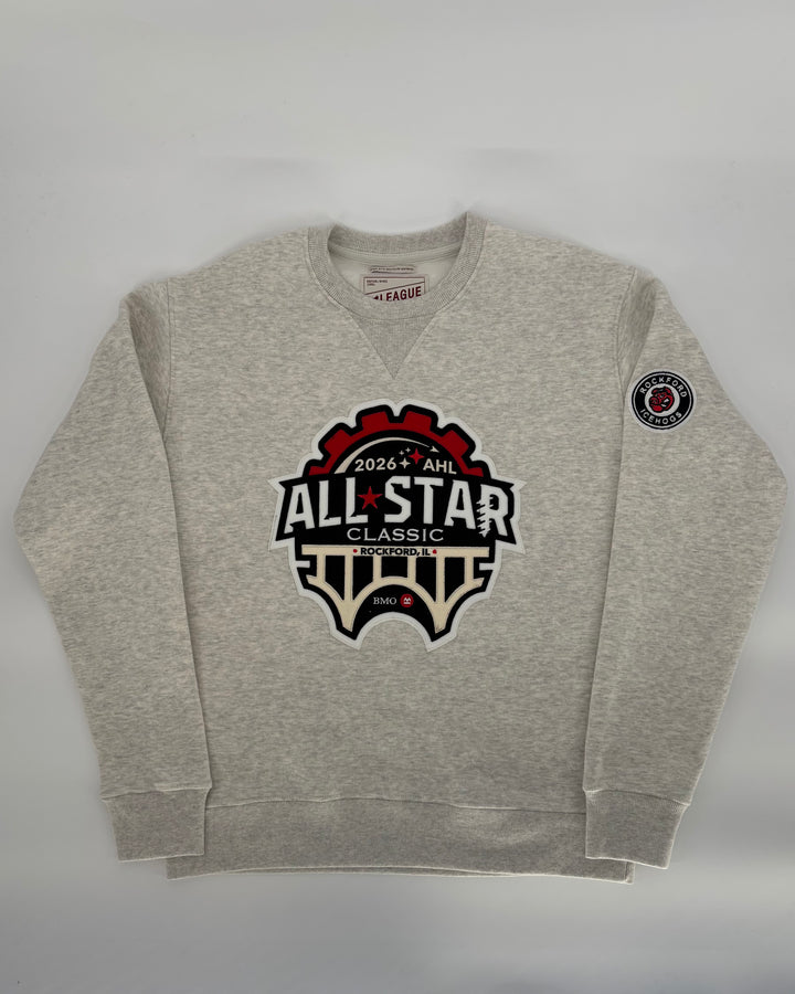 Rockford IceHogs Oatmeal All Star Crewneck