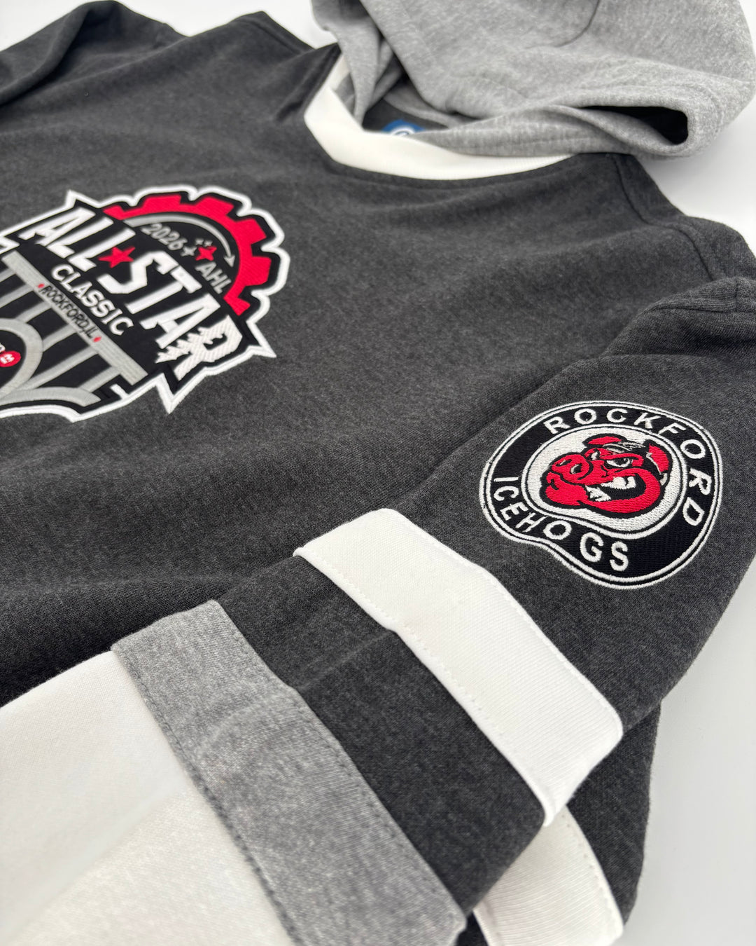 Rockford IceHogs Charcoal All Star Hockey Hoodie