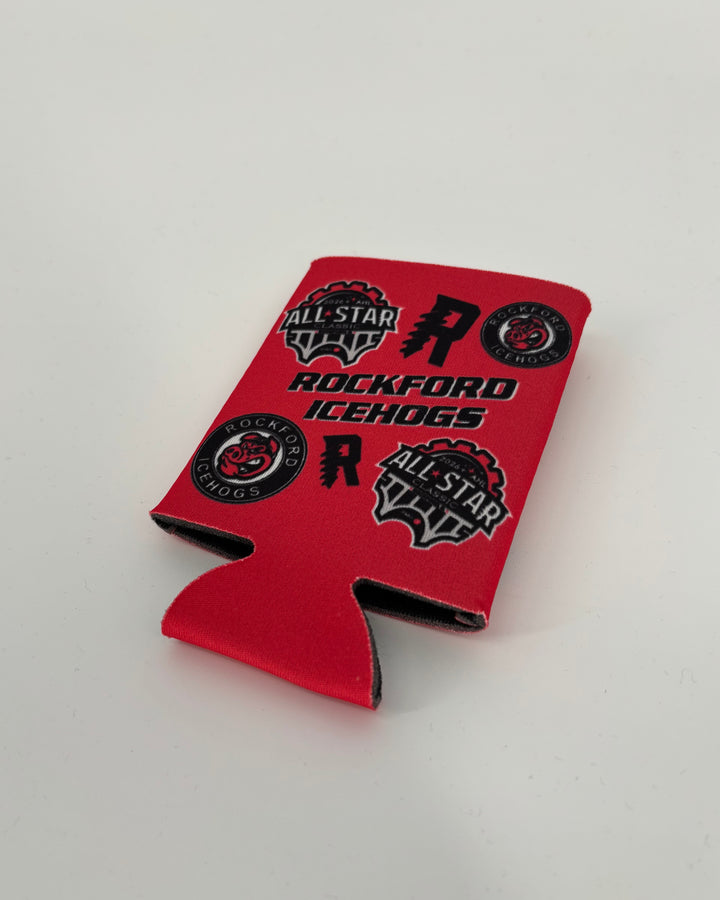 Rockford IceHogs Red Koozie