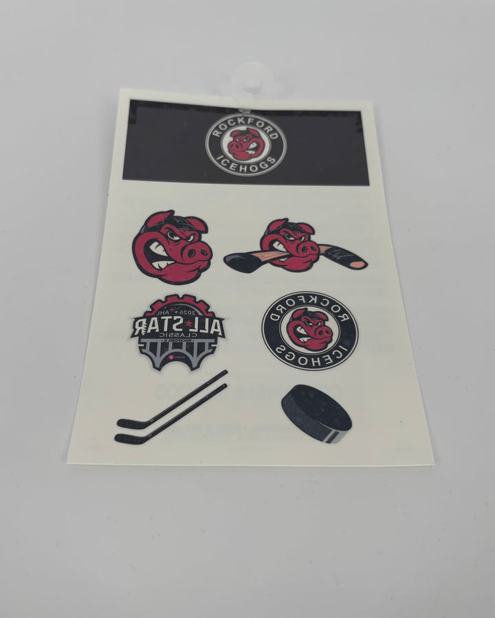 Rockford IceHogs Temporary Tattoos