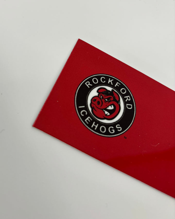 Rockford IceHogs Sam Rinzel Locker Nameplate
