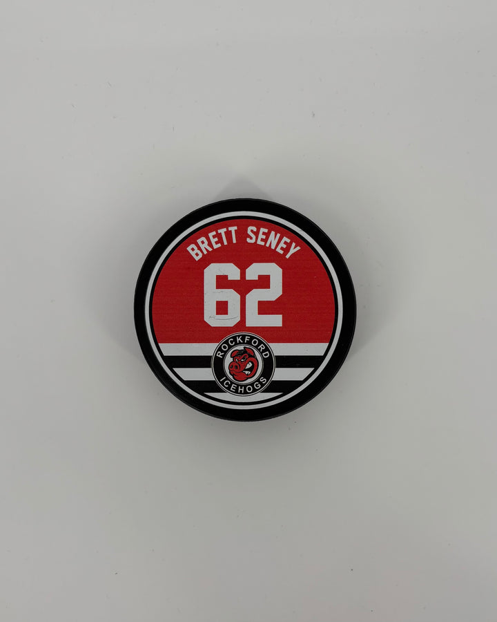 Rockford IceHogs Brett Seney Puck