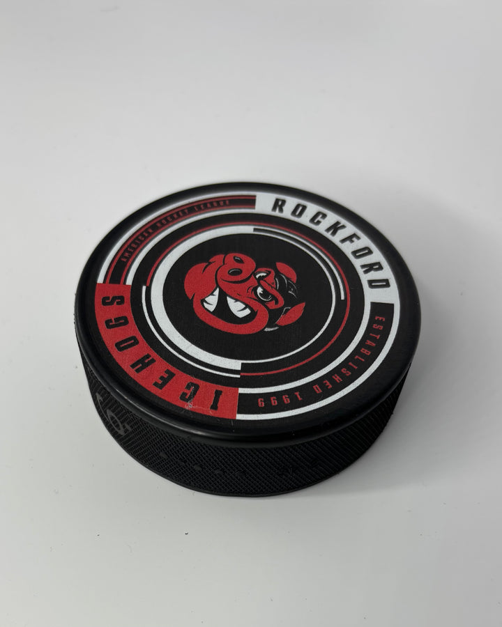 Rockford IceHogs Engine Puck