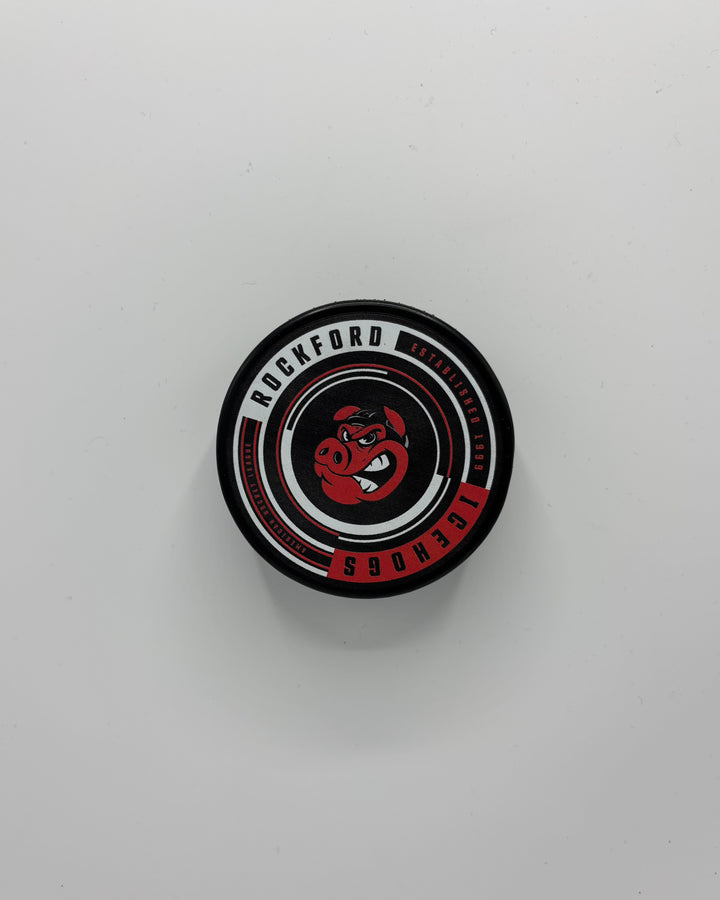 Rockford IceHogs Engine Puck