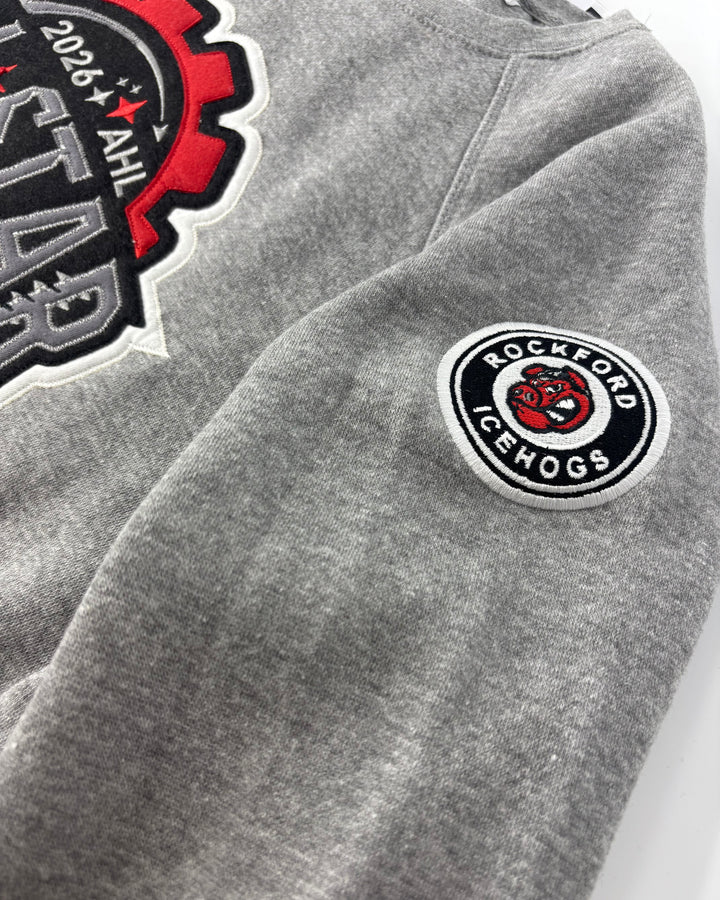 Rockford IceHogs Grey All Star Classic Crewneck