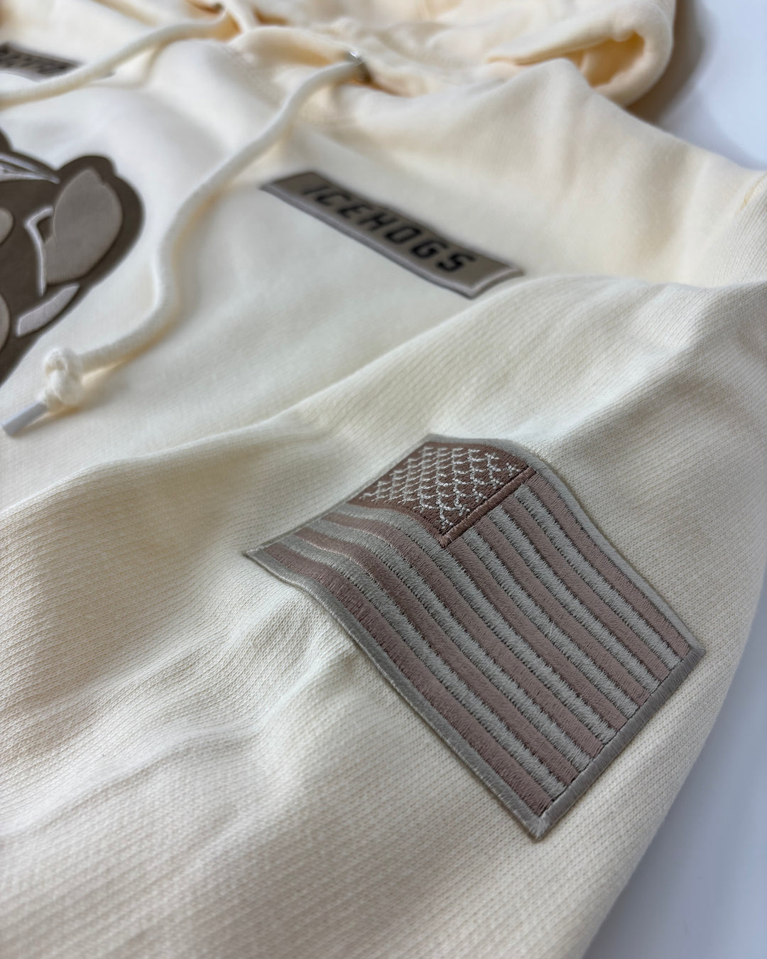 Rockford IceHogs Neutral Bone Hoodie