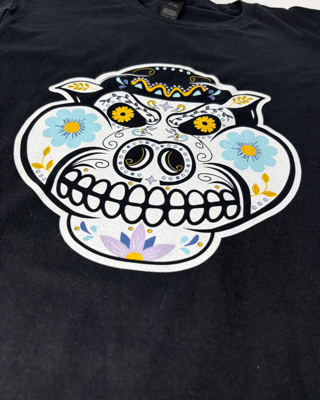 Rockford IceHogs Day of the Dead Black Tee