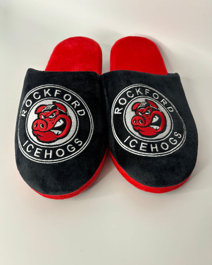 Rockford IceHogs Adult Slippers