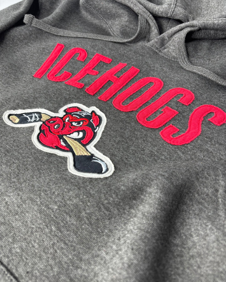 Rockford IceHogs Grey Collegiate Hoodie