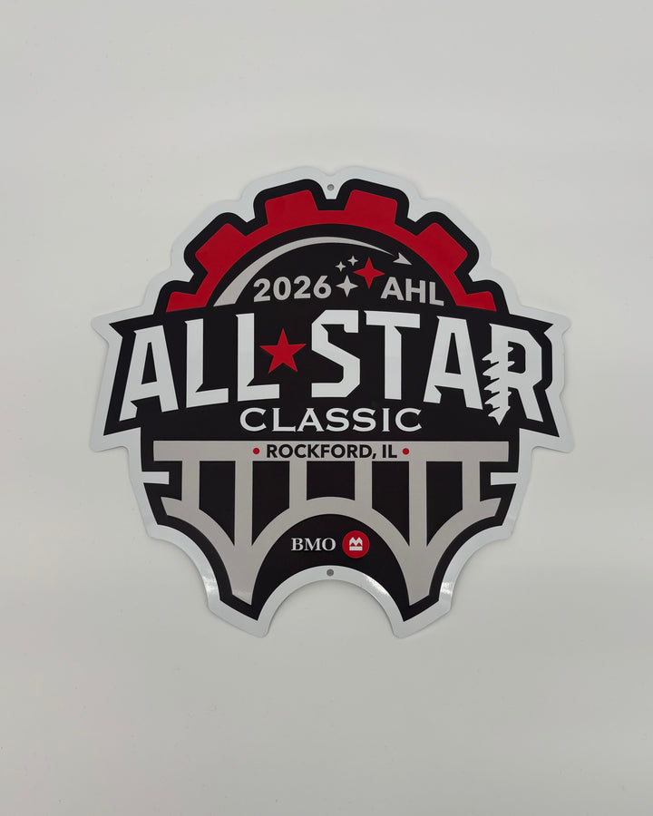 Rockford IceHogs Metal All Star Classic Sign