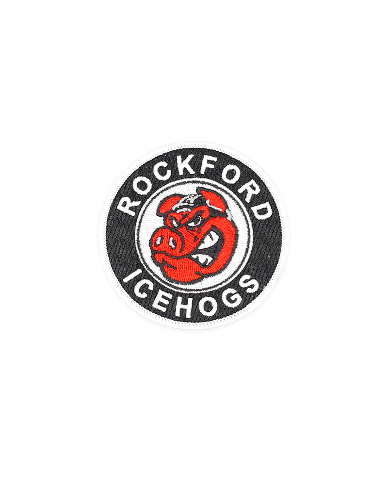 Rockford IceHogs primary logo patch - front