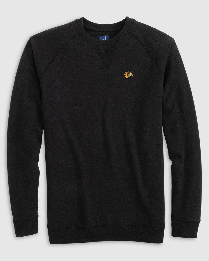 johnnie-O Chicago Blackhawks Freeman Crewneck Fleece Sweatshirt