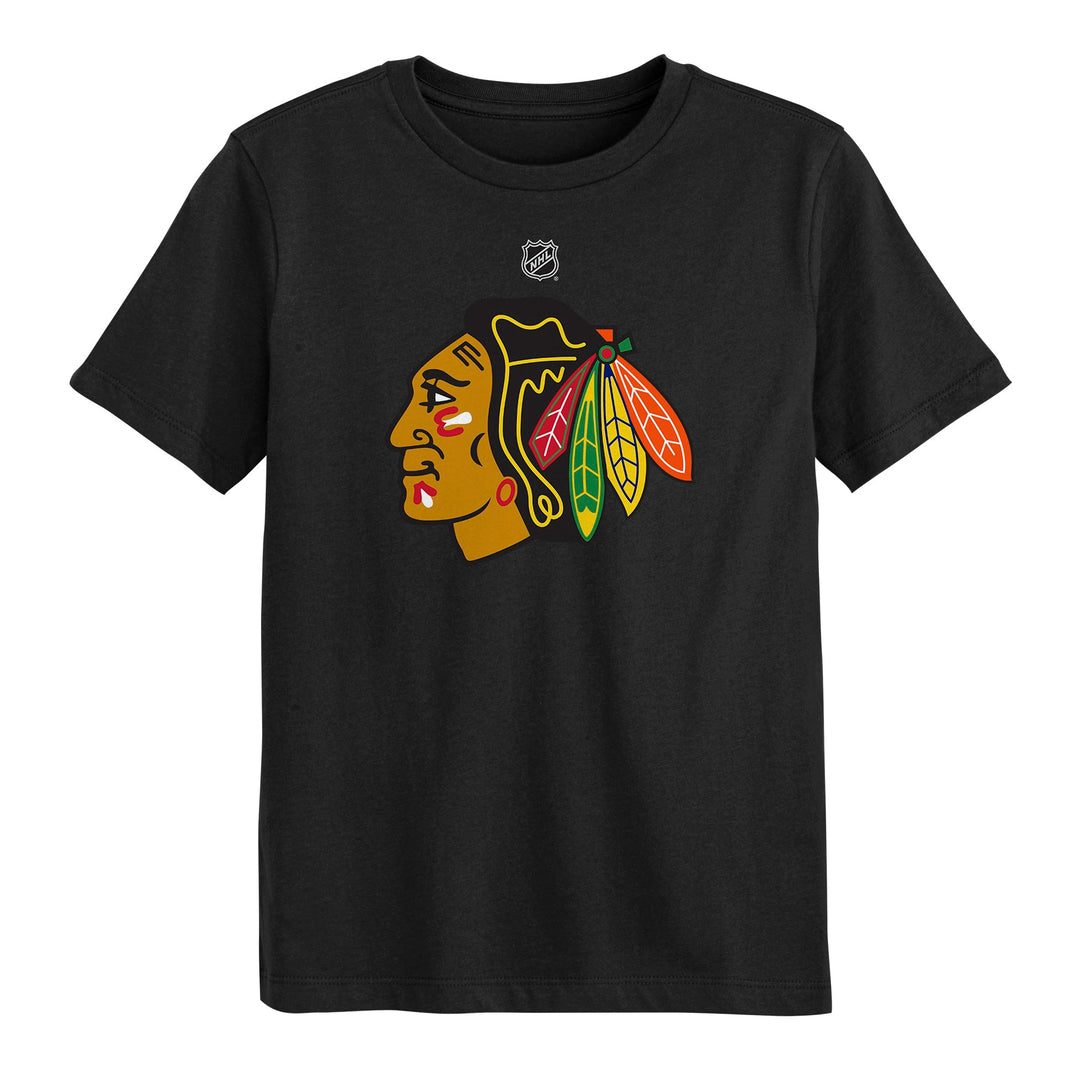 Kids Chicago Blackhawks Primary Logo Short Sleeve Tee