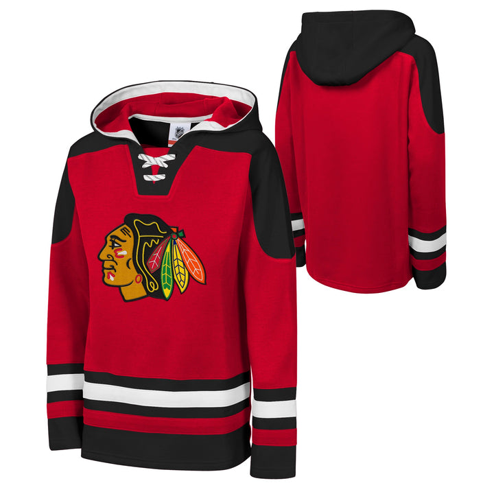 Chicago Blackhawks Youth Pullover Hockey Hoodie