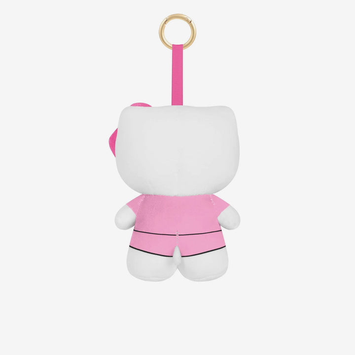 Chicago Blackhawks Plush Hello Kitty 6" Bag Charm Keychain - Pink