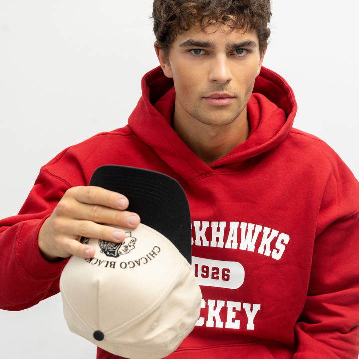 Line Change Chicago Blackhawks Varsity Hoodie