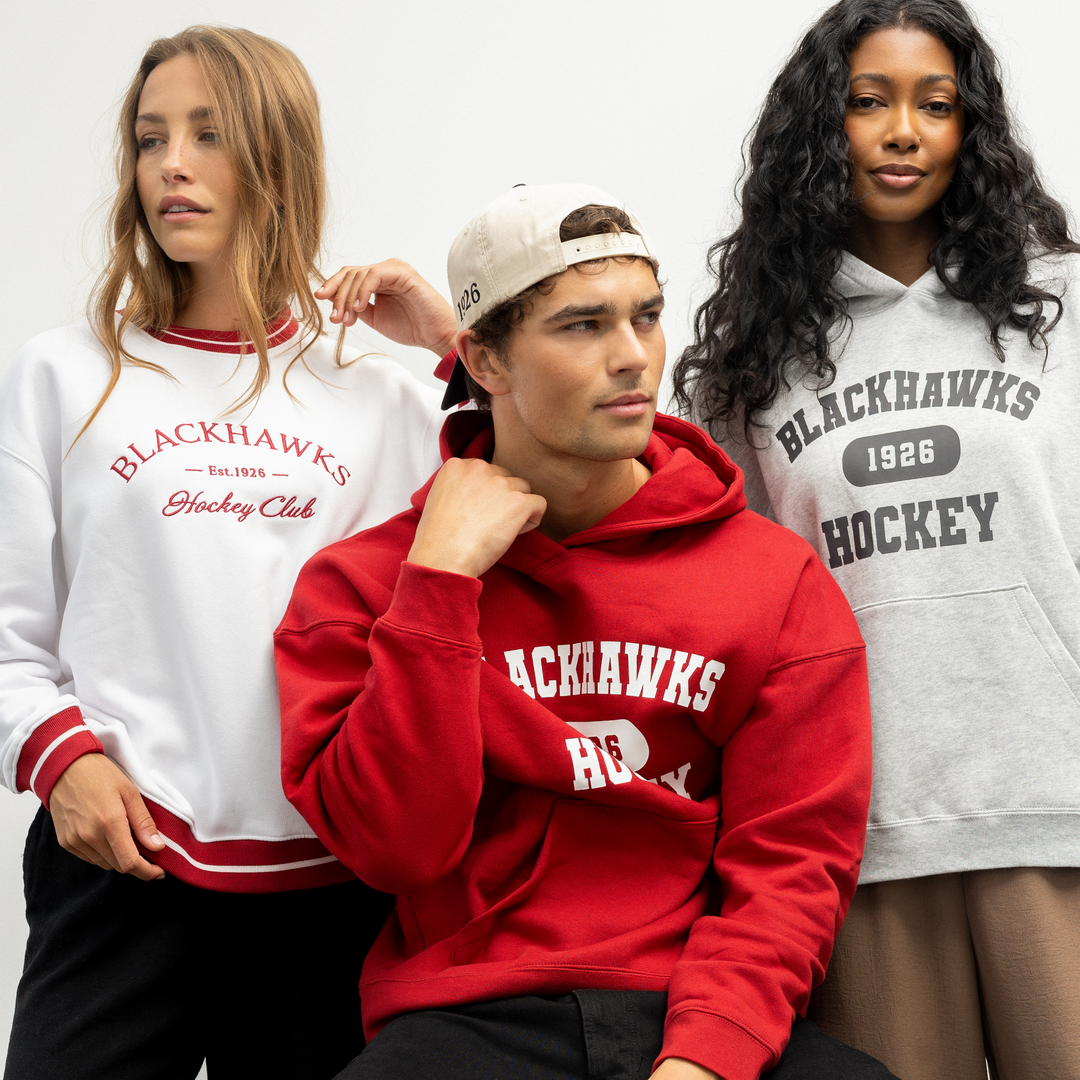 Line Change Chicago Blackhawks Varsity Hoodie