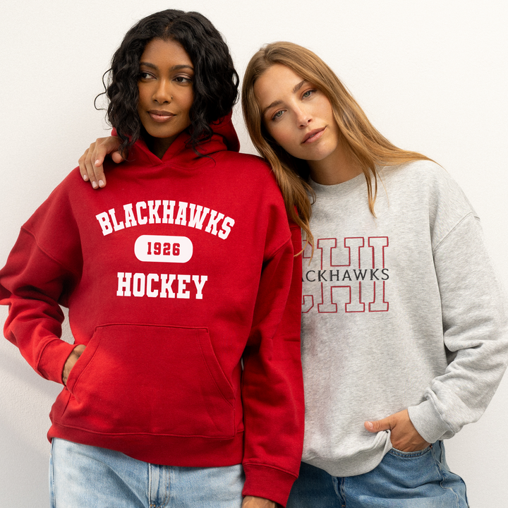 Line Change Chicago Blackhawks Varsity Hoodie