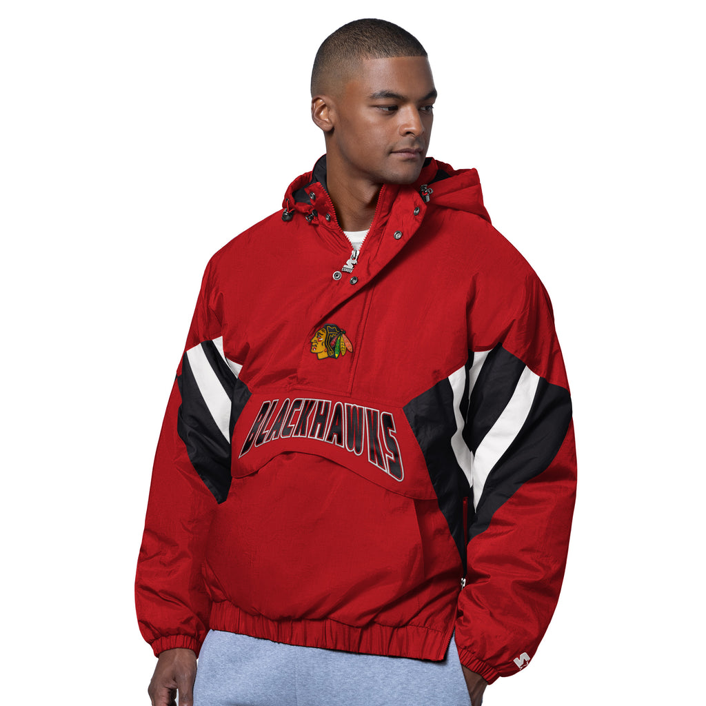 Starter Chicago Blackhawks Line Up Half Zip Pullover – CBH Shop