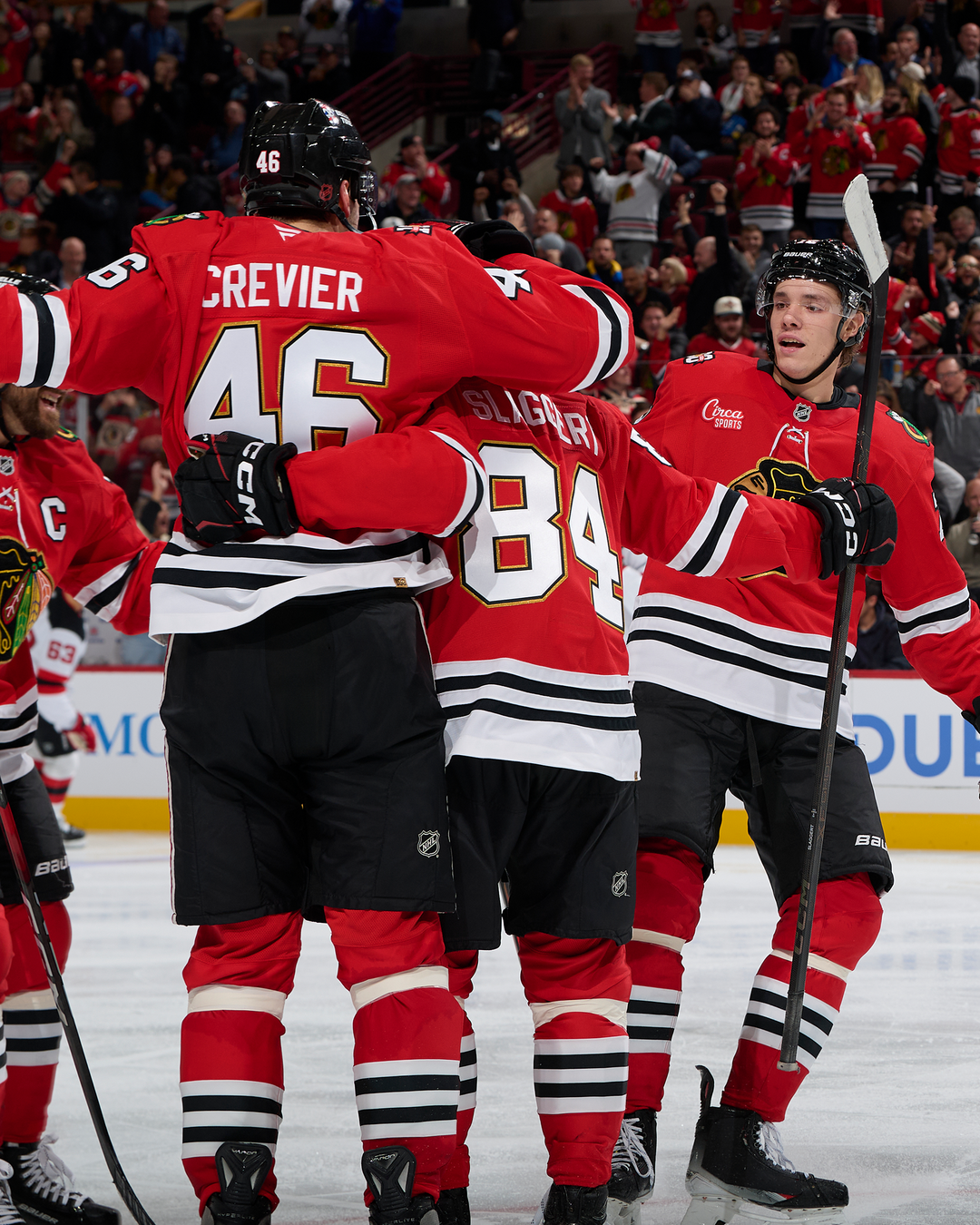 Landon Slaggert Game-Used Goal Puck 11/12/25 21893