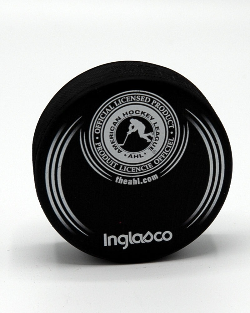 Rockford Military Appreciation Night puck - back lay flat