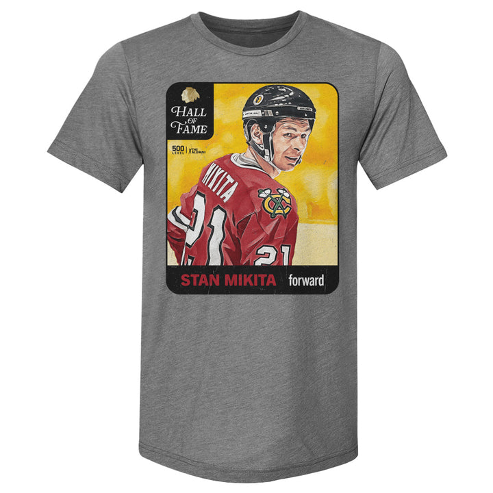 Stan Mikita Chicago Blackhawks H.O.F. Vintage Card WHT