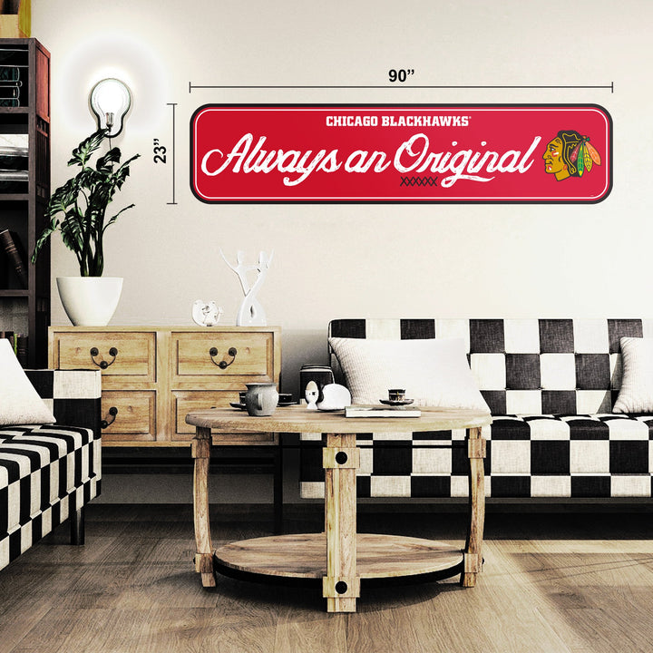Chicago Blackhawks Centennial Wall Decal Always an Original