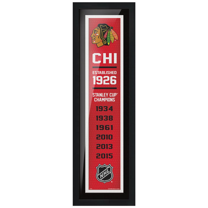 Chicago Blackhawks Empire Framed Sign