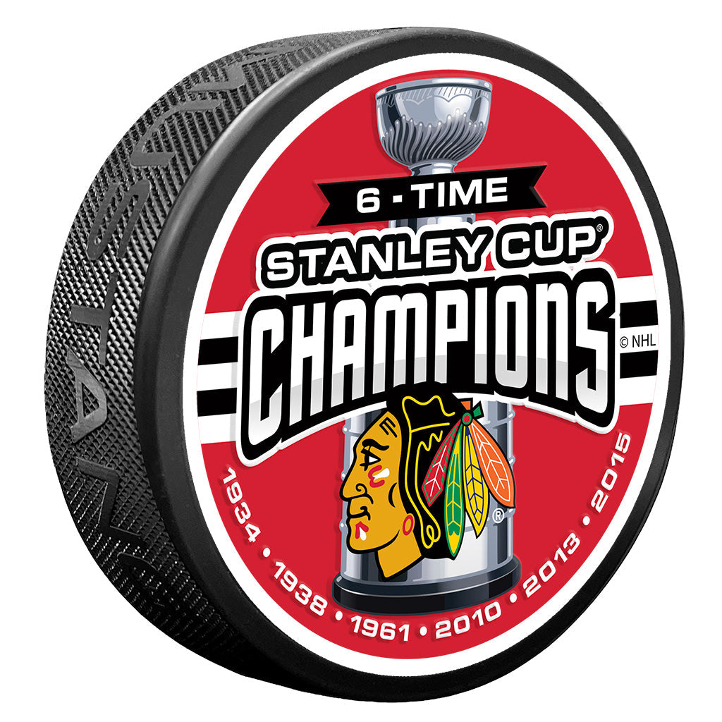 Chicago Blackhawks Stanley Cup Champions Puck Stand