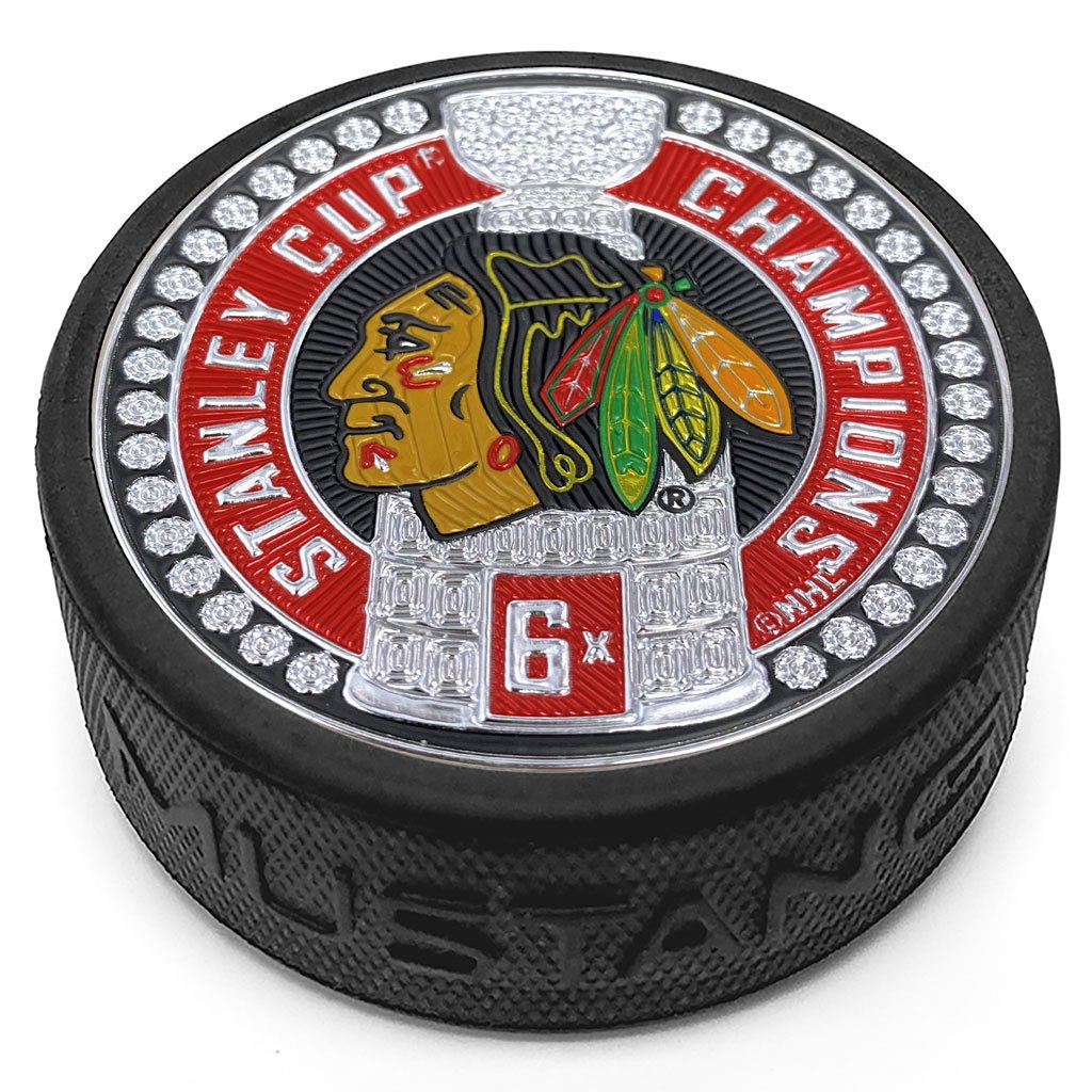 Chicago Blackhawks Stanley Cup Dynasty Puck Design Trimflexx